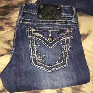 Boot cut miss me jeans, size 27